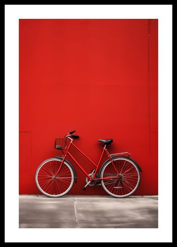 Plakat 30x45cm Czerwony Rower na Arena.pl