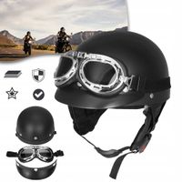 KASK MOTOCYKLOWY Z GOGLAMI UNIWERSALNY KASK MOTOCYKLOWY Z OTWARTĄ TWARZĄ