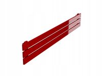 Grzejnik pokojowy poziomy BELLOSLIM 22x180 red
