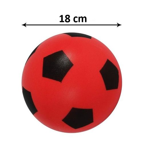 piłka nożna master soft - 18 cm - czerwona na Arena.pl