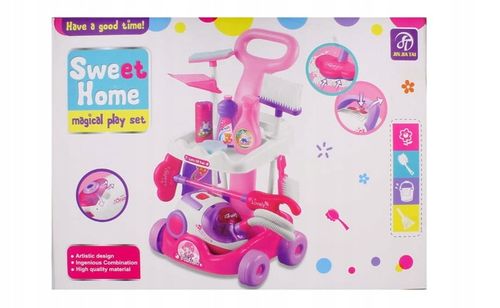 ZESTAW WÓZEK SPRZĄTAJĄCY ODKURZACZ DŹWIĘKI + AKCESORIA na Arena.pl