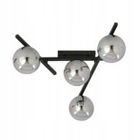 PLAFON LAMPA SUFITOWA EMIBIG SMART 1104/4 DYMIONY / CZARNY