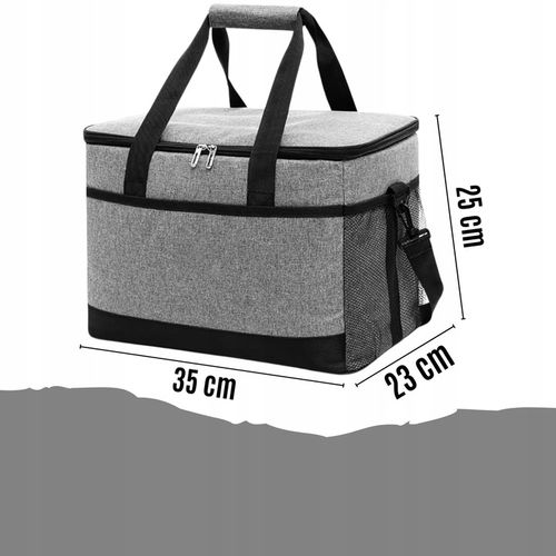 TORBA TERMICZNA TERMOIZOLACYJNA NA PLAŻĘ PODRÓŻNA LODÓWKA TURYSTYCZNA 20L na Arena.pl