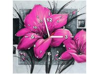 40X40CM ZEGAR MAKOWY DUET NR 4 OBRAZ