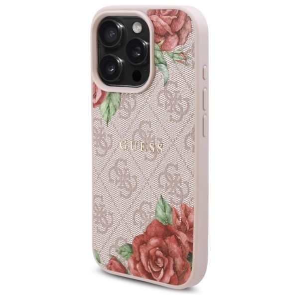 Etui Guess do iPhone 16 Pro, Różowy, MagSafe zdjęcie 2