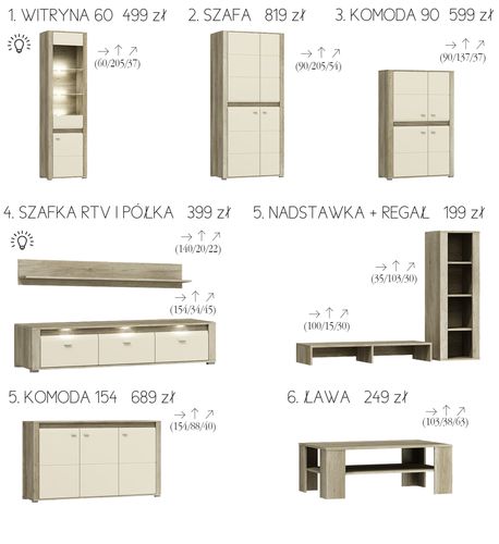 Szafa, Kolekcja CAPRI na Arena.pl