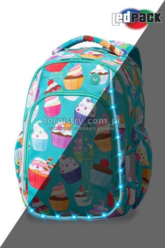Plecak CoolPack LED STRIKE S muffinki CUPCAKES (94528) na Arena.pl