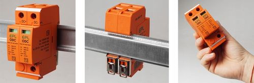 OGRANICZNIK OCHRONNIK PRZEPIĘĆ PRZEPIĘCIOWY FOTOWOLTAIKA 1000V DC 2P na Arena.pl