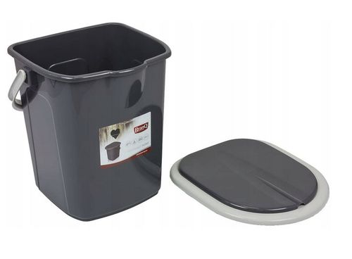 TOALETA PRZENOŚNA TURYSTYCZNA WC 22L WIADRO KIBEL Z DESKĄ i UCHWYTEM BRANQ na Arena.pl