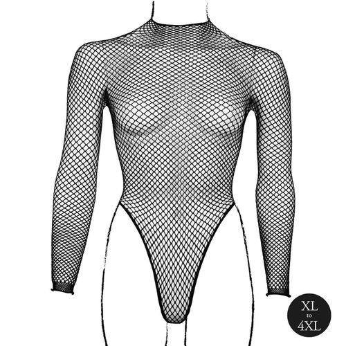 body with fishnet structure and turtle neck. na Arena.pl