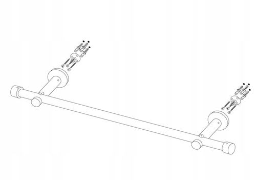 KARNISZ POJEDYNCZY CZARNY METAL LOFT LUNA 19 mm / 160 cm auraHOME24 na Arena.pl