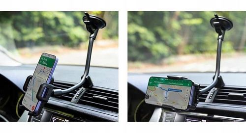 ZESTAW ŁADOWARKA 4xUSB 7A UCHWYT DO SZYBY DŁUGI ELASTYCZNY PODPÓRKA na Arena.pl