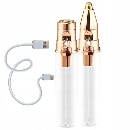 GOLARKA DO TWARZY I BRWI TRYMER DAMSKI 2w1 USB na Arena.pl