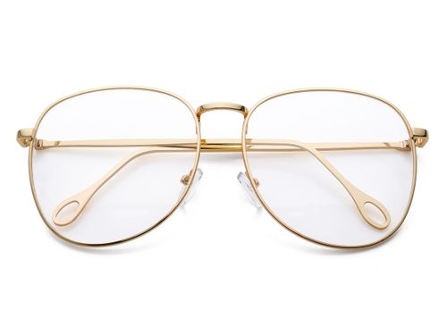 Okulary ZERÓWKI pilotki oversize na Arena.pl