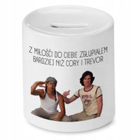 Skarbonka Dla Dziewczyny Z Miłośći Do Ciebie Z Nadrukiem Ze Zdjęciem