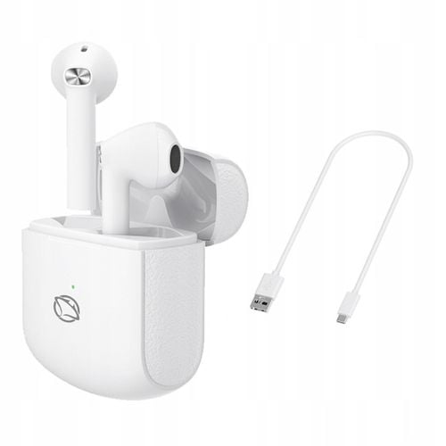 Słuchawki bezprzewodowe douszne Manta RYTMO X białe TWS mikrofon 59ms na Arena.pl