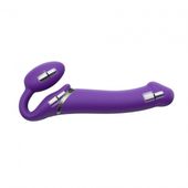 Vibrating Strap-On Purple L