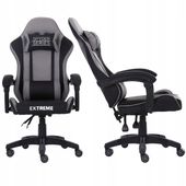 FOTEL GAMINGOWY Extreme SPYDER dla Graczy, regulowane oparcie