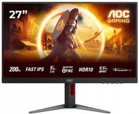 Monitor Gamingowy 27 cali AOC 27G4HA FHD Fast IPS 200Hz 0,5ms HDR10 PIVOT
