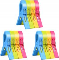 12x Duże Klamry do Ręczników – Klipsy na Leżak Spinacze Plażowe do