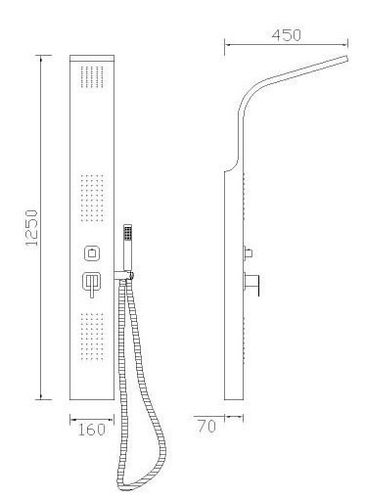 Panel prysznicowy Mitis na Arena.pl