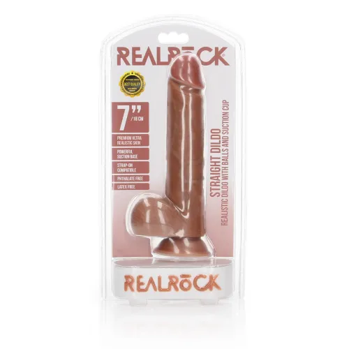 realrock model prosty 18 cm - anatomiczny kształt z przyssawką na Arena.pl