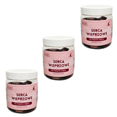 3x70g liofilizowane serca wieprzowe