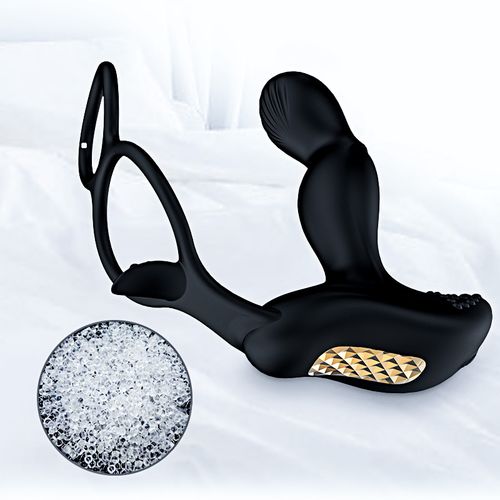 wibrator silicone massager 7 function and heating function, black na Arena.pl