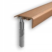 LISTWA KĄTOWNIK SCHODOWY 30x14mm PVC BUK 1E 2m