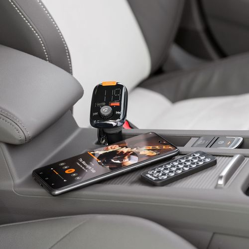 Transmiter FM Bluetooth 5.0 2xUSB AUX ładowarka QC na Arena.pl