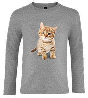 Bluzka tshirt z długim rękawem Kot