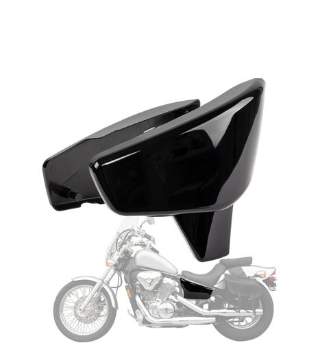 Osłony akumulatora PSLER do Honda VLX600 VT600 Shadow czarne POWYSTAWOWE na Arena.pl