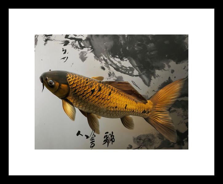 Plakat 20x15cm Spokojna Ryba Koi zdjęcie 3