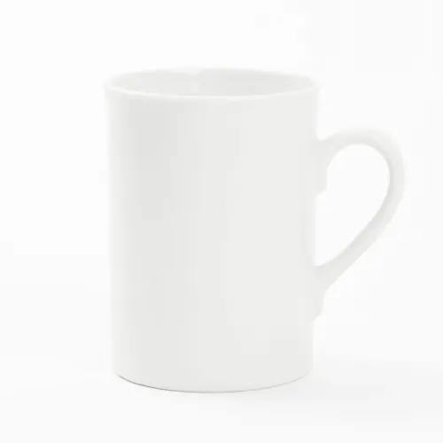 KUBEK PORCELANOWY GŁADKI BIAŁY 290ML UNIWERSALNY Z UCHEM NA KAWE HERBATE na Arena.pl