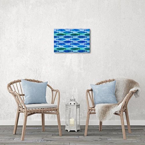 Deco Panel, Wzór w ryby 60x40 na Arena.pl