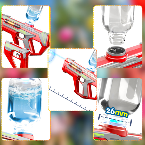 pistolet na wodę elektryczny automatyczny karabin wodny 2w1 akumulator na Arena.pl