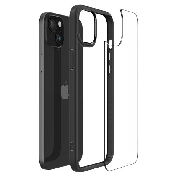 spigen ultra hybrid iphone 15 plus matte black zdjęcie 8
