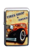 Zapalniczka Benzynowa z Nadrukiem Starego Auta Gentelo