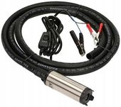 Pompa pompka do paliwa ropy wody 12V 38mm + wąż gumowy