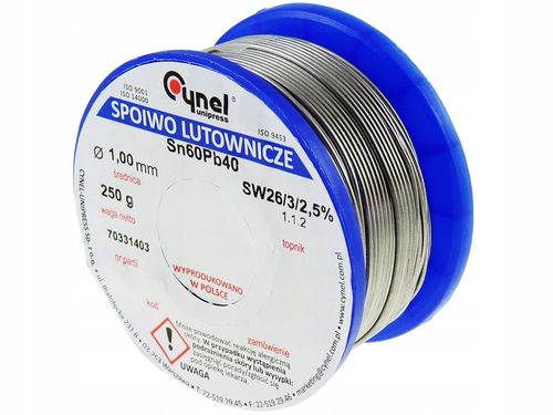 CYNA 1.0mm SZPULA 250g Sn60Bb40 na Arena.pl