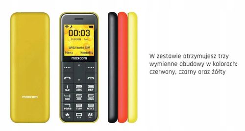 Telefon komórkowy Maxcom MM111 Słuchawka Bluetooth na Arena.pl