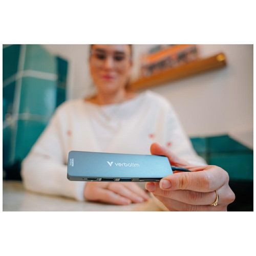 adapter hub verbatim usb-c/hdmi/usb-a    3.2/usb-a 2.0/sd/microsd na Arena.pl