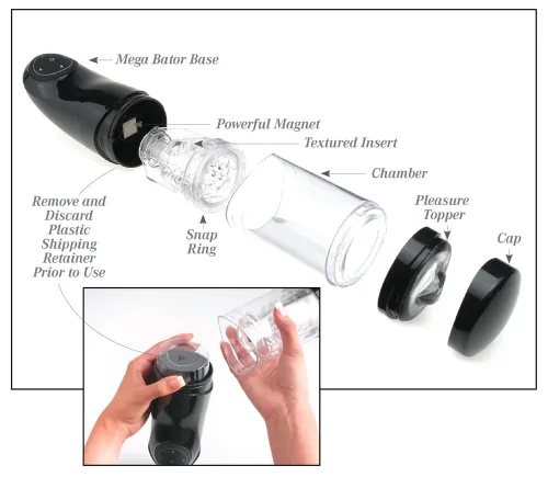pet automatyczna maszyna intymna z otworem ust, uchwyt na tablet, czerwona na Arena.pl
