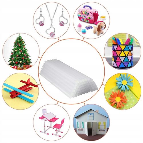 Klej na gorąco Wkłady klejowe do pistoletu 7x100mm 200 sztuk matowy na Arena.pl