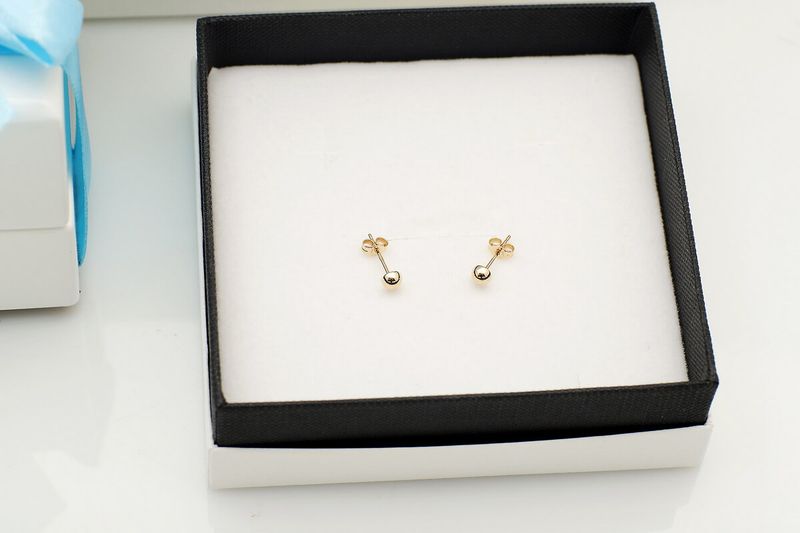 Złote kolczyki Staviori zdjęcie 4