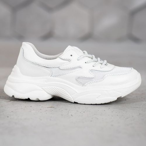 Skórzane Białe Sneakersy r.38 na Arena.pl