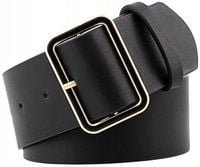 Damski Pasek Pas Sukienki Skórzany Klamra Kwadrat