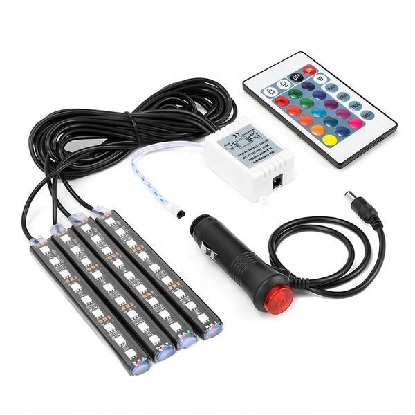 Oświetlenie Interlook LED RGB wnętrza auta zdjęcie 12