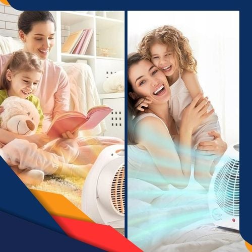 TERMOWENTYLATOR GRZEJNIK ELEKTRYCZNY FARELKA OGRZEWACZ Z TERMOSTATEM na Arena.pl