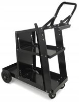 WÓZEK SPAWALNICZY do spawarki butli MIG TIG Z UCHWYTEM Z RĄCZKĄ